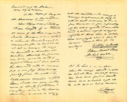 Travis "Victory or Death" letter from The Alamo 1836 TEXAS