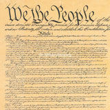 Constitution of the United States 1787 - 12" x 18" Parchment Poster