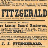 Mulligan's Brigade Civil War Recruiting Poster