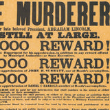 Abraham Lincoln - Assassination Reward Poster, April 20, 1865
