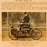 Automobiles in the 1880's and 1904