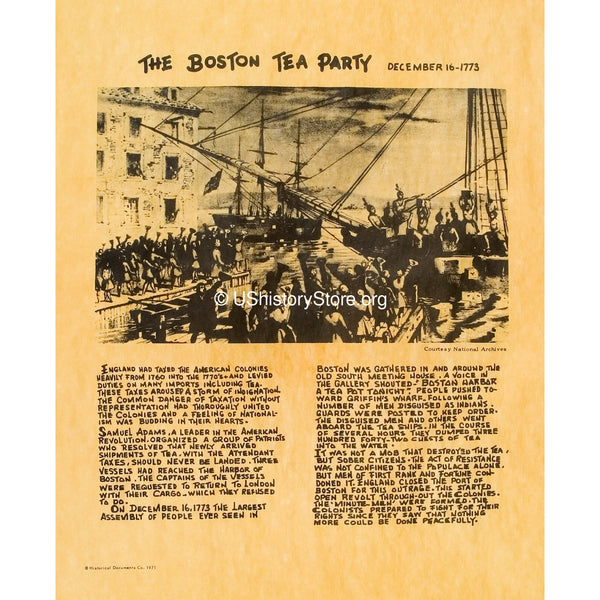Boston Tea Party 1773
