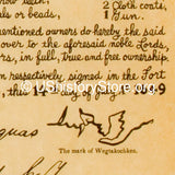 Deeds for Manhattan 1645 & Long Island 1649