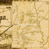 Gettysburg Battlefield Map July 1,2, and 3, 1863