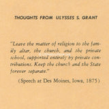 Ulysses S. Grant - Portrait and Thoughts
