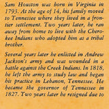 Sam Houston - Portrait and Thoughts