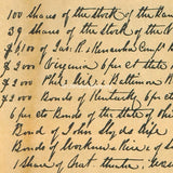 Last Will and Testimate of Robert E. Lee 1846