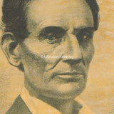 Abraham Lincoln &  Hannibal Hamlin 1860 Campaign Poster