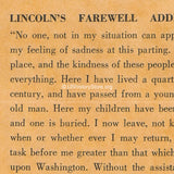 Abraham Lincoln - Farewell Address, Springfield, IL, Feb. 11, 1861