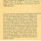 Monroe Doctrine 1823