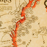 Pirate Treasure Map of Sunken and Buried Treasure [large poster size]