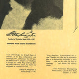 George Washington - Portrait and Thoughts