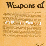 Weapons of the American Revolution Poster [small poster size]